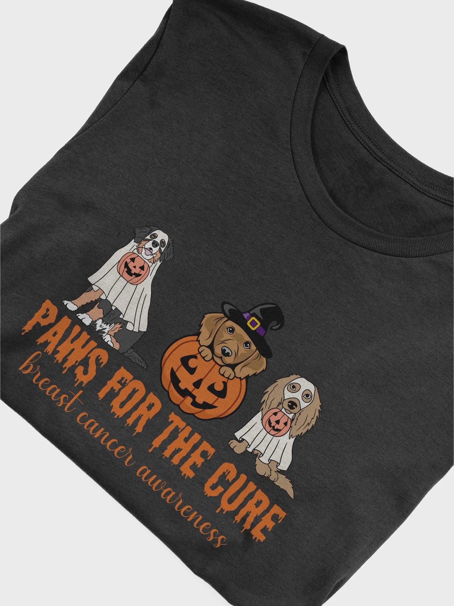 Paws for The Cure Funny Halloween T-Shirt product image (5)