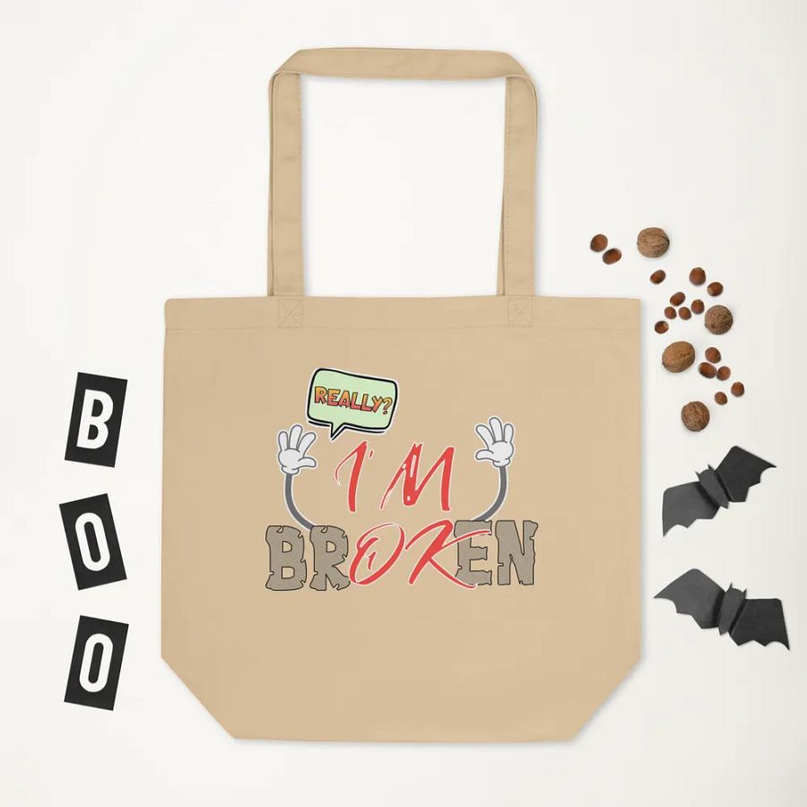 Im Broken Im Ok Expressive Eco-Friendly Tote Bag product image (5)