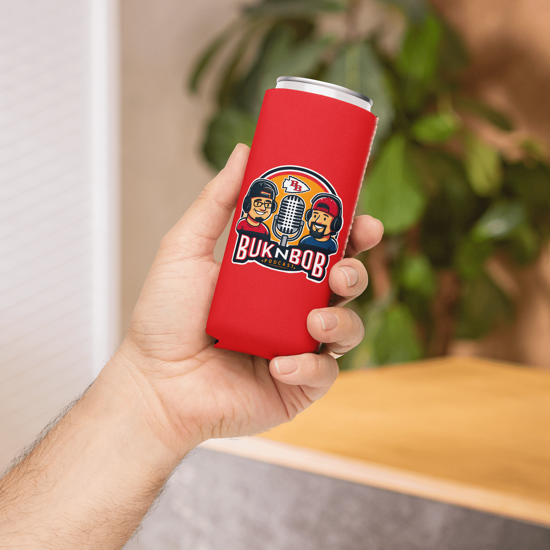 Buk n Bob Podcast Can Cooler product image (13)