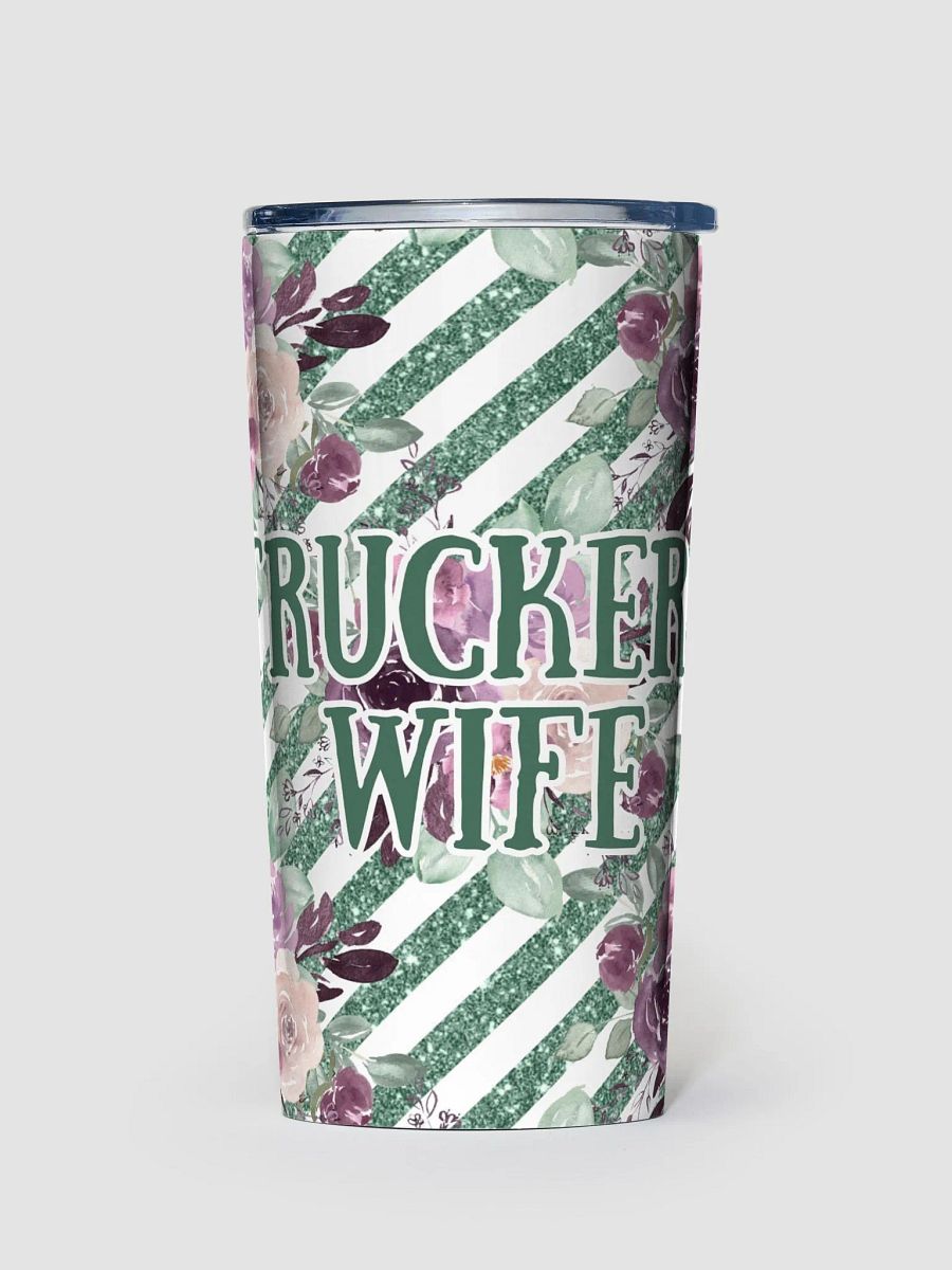 Floral Trucker's Wife Tumbler product image (1)