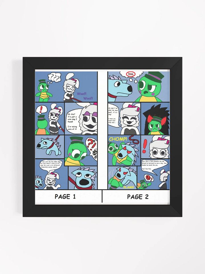 Nonsense with Slinky & Turtle Issue #1 Framed Print product image (1)