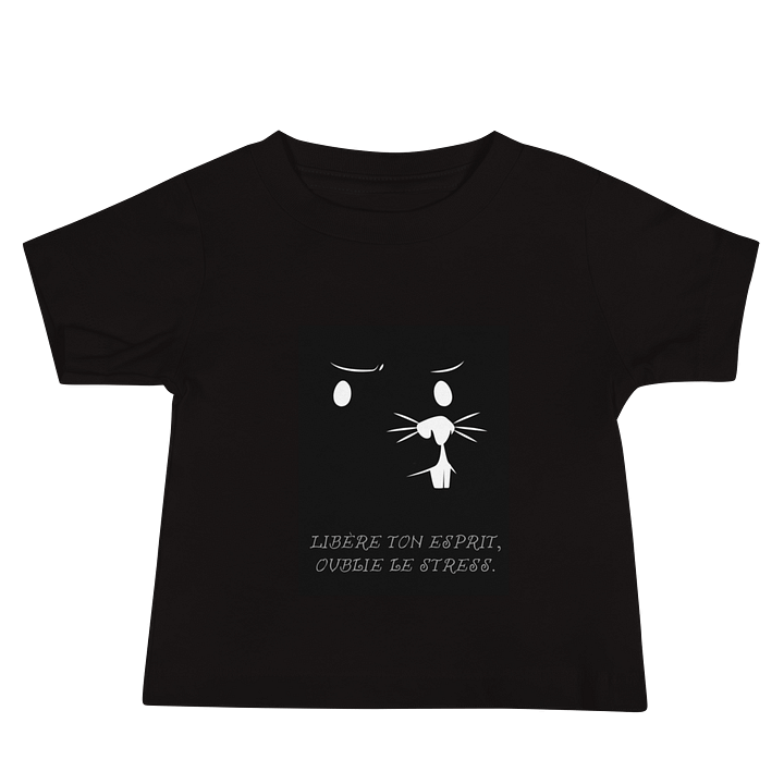 Whiskered Wisdom Baby Tee product image (2)