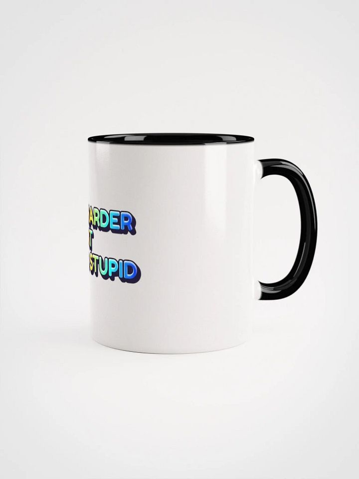 Jay - Try Harder At Being Stupid-CERAMIC MUG WITH COLOR INSIDE product image (1)