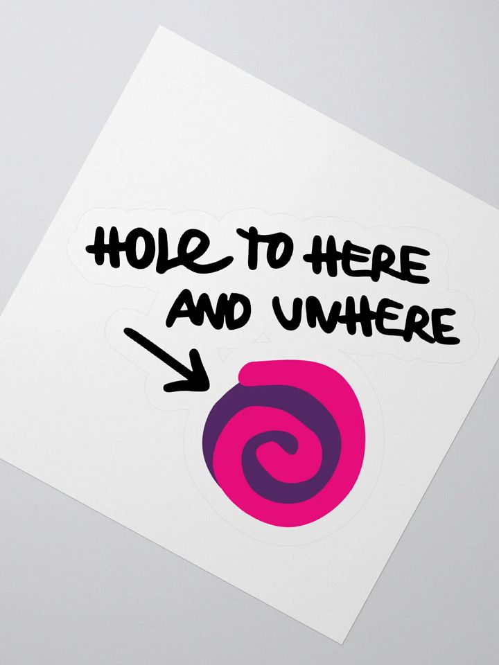 Lost Records: Bloom & Rage Hole to Here and Unhere Sticker product image (2)