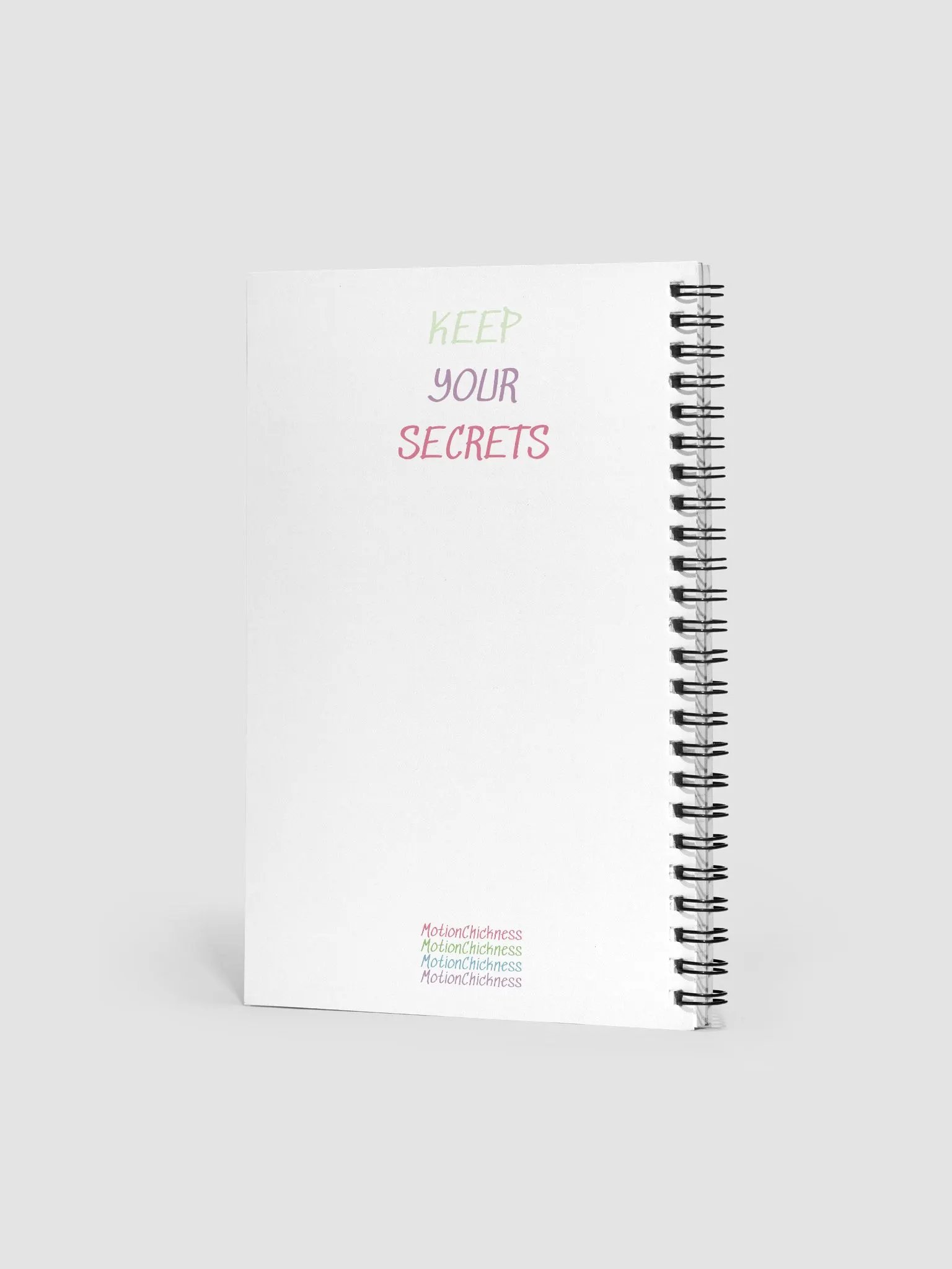 Keep Your Secrets Spiral Notebook product image (2)