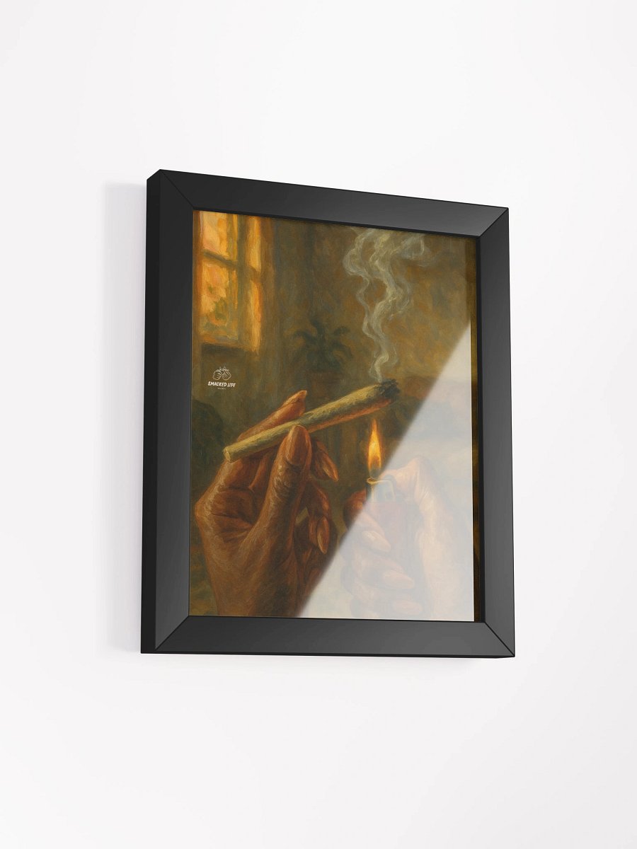 POV: Light Me Up – Framed Stoner Art Poster product image (10)