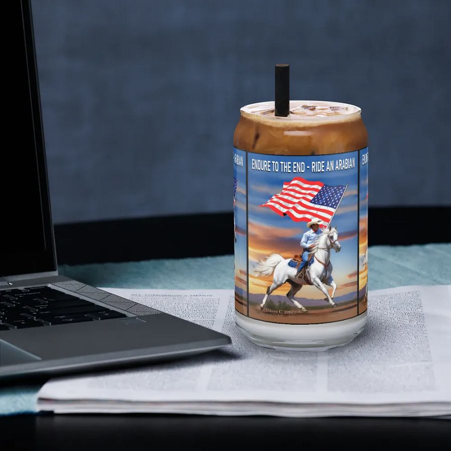Arabian Rider Flag Glass product image (33)