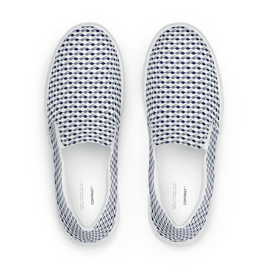 Premium Checkered Slip Ons Men's n. 24 product image (3)