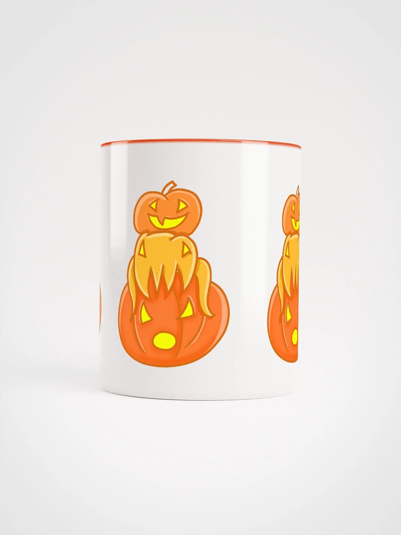 Cuttle Pumpkin Stack double sided- color mug product image (35)