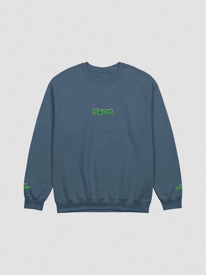 my left from my right embroidered crewneck (LEAF DESIGN) product image (2)