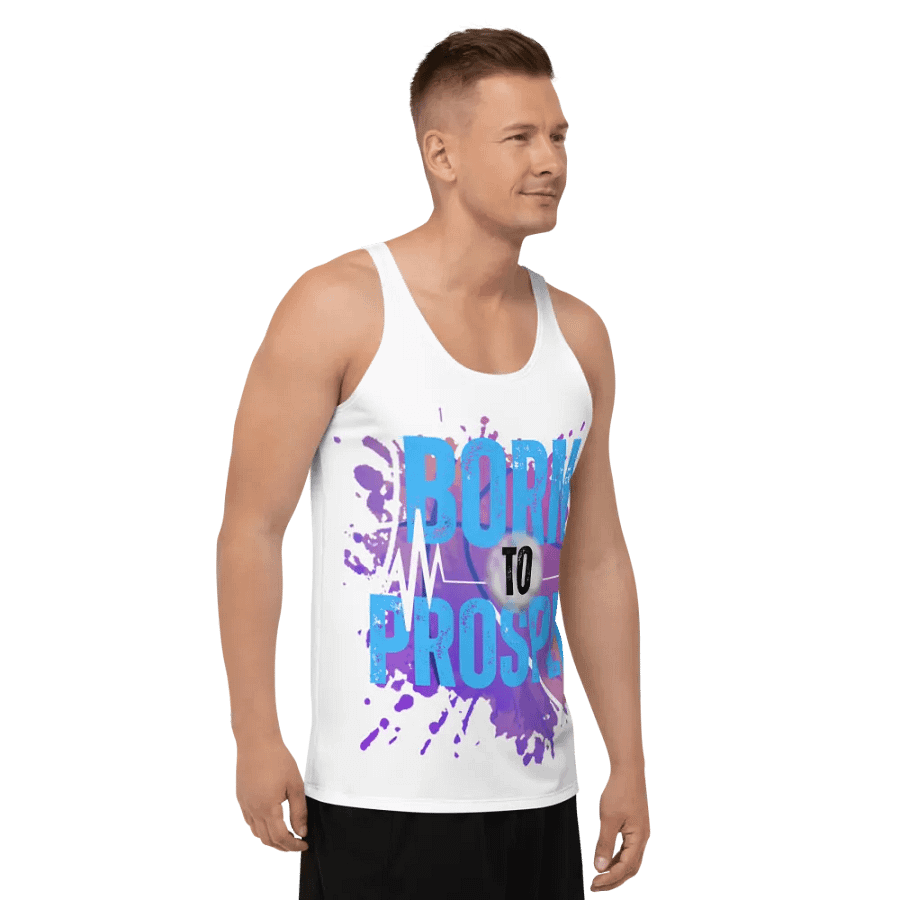 Born to Prosper Energetic Vibes Full Print Tank product image (7)