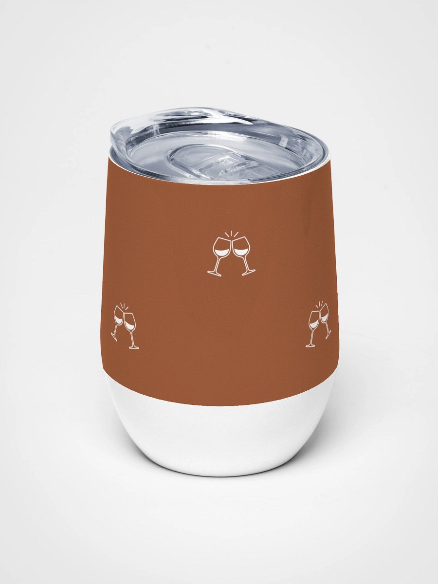 Iconic Cheers Wine Tumbler Brown product image (5)