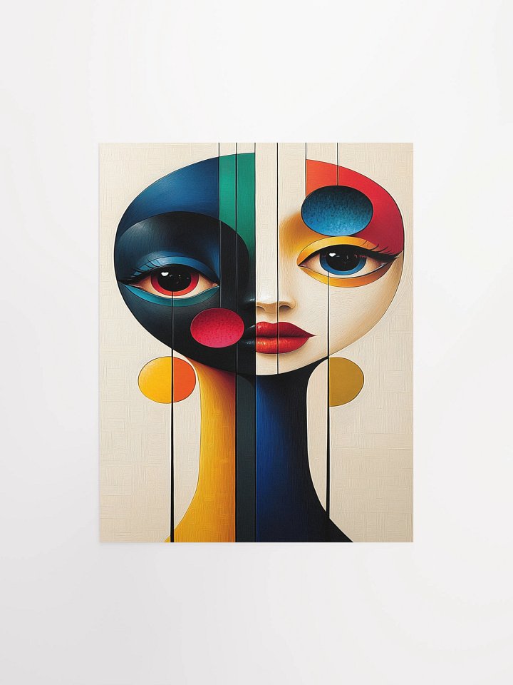 Abstract Persona Matte Unframed Wall Art Paper Canvas product image (3)