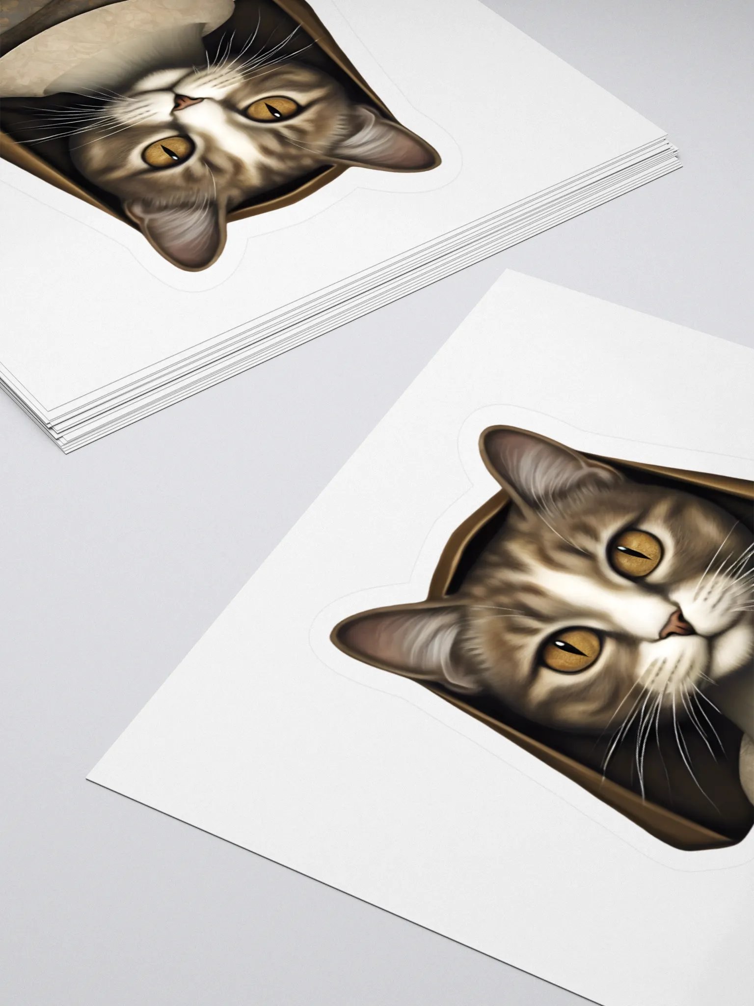 Renaissance Cat Kiss Cut Stickers product image (4)