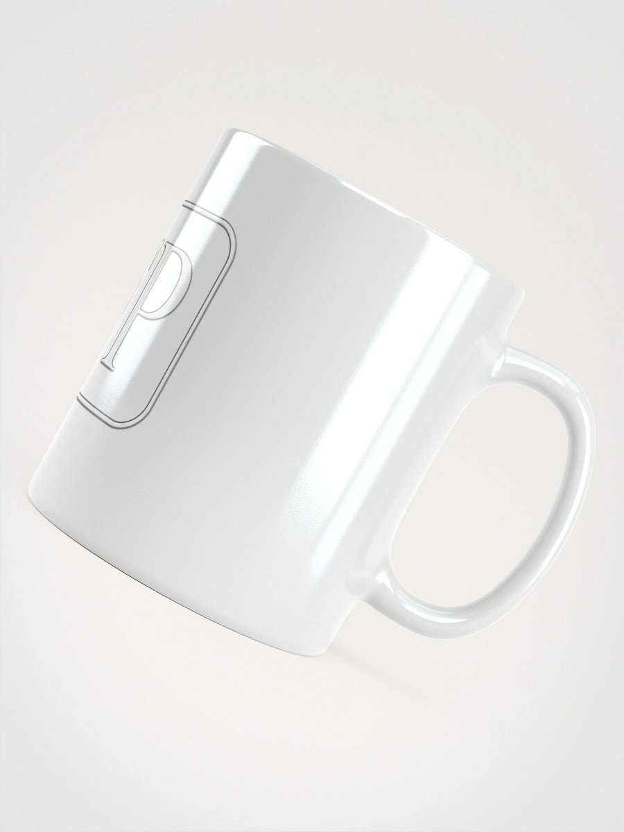 Serif Letters White Glossy Mug product image (10)