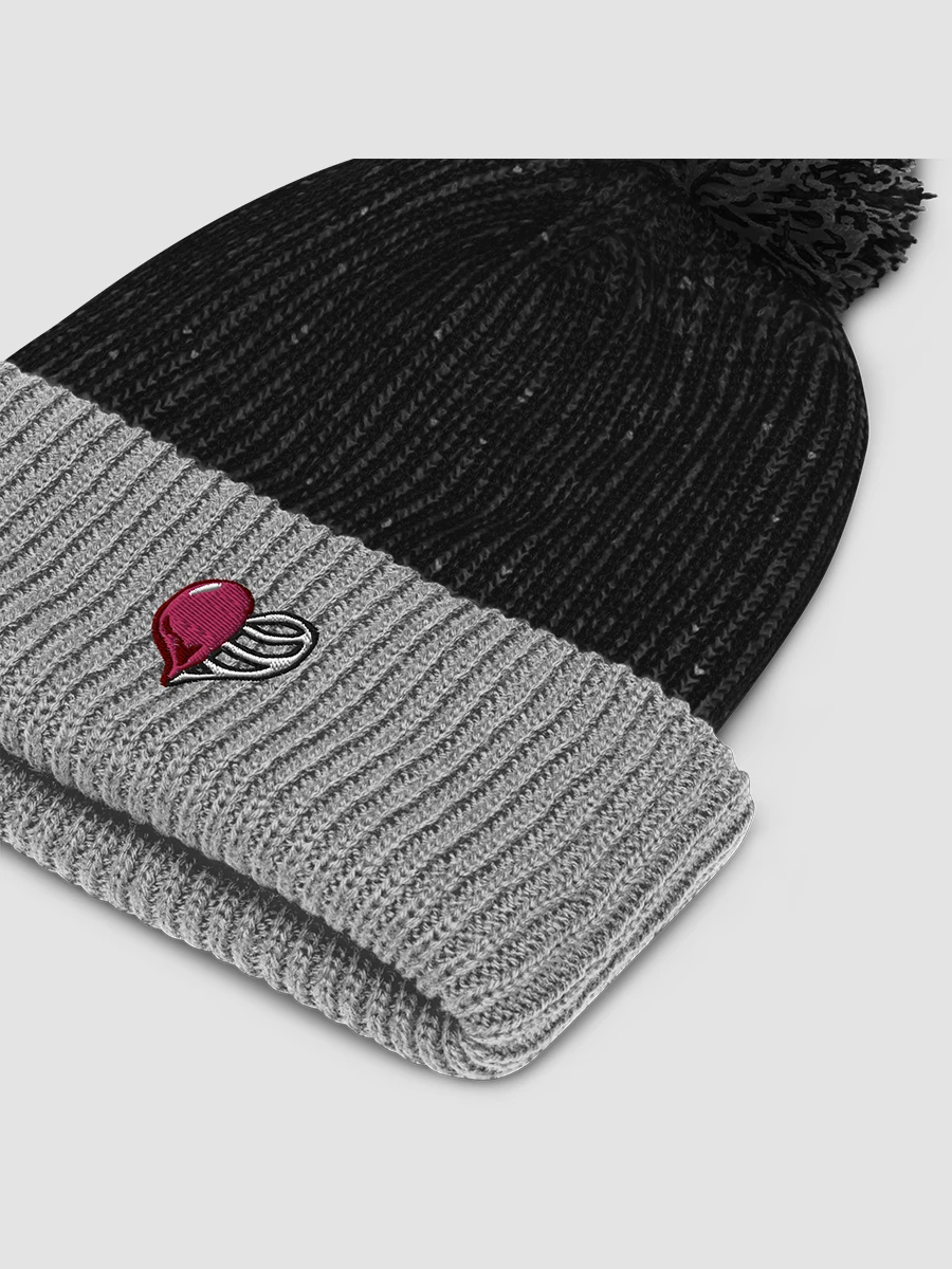 Heart Embroidered Pom-Pom Beanie product image (4)