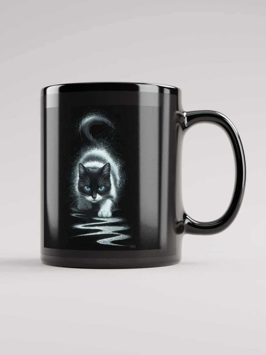 Mystic Blue-Eyed Cat Lovers Black Mug product image (1)