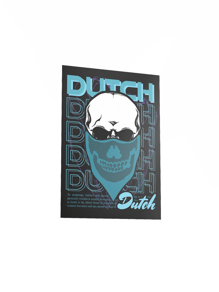Dutch Bandana Skull Poster product image (2)