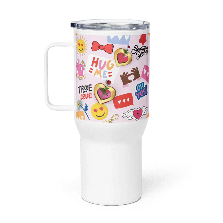 Love & Positivity Travel Mug product image (1)