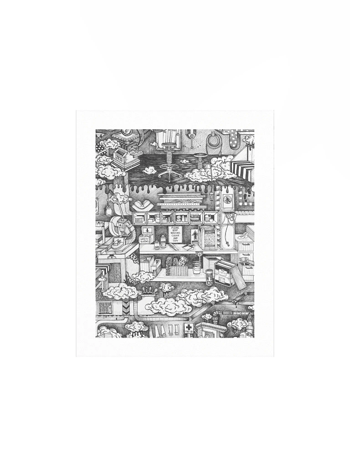 Workshop - Original Art Print product image (2)