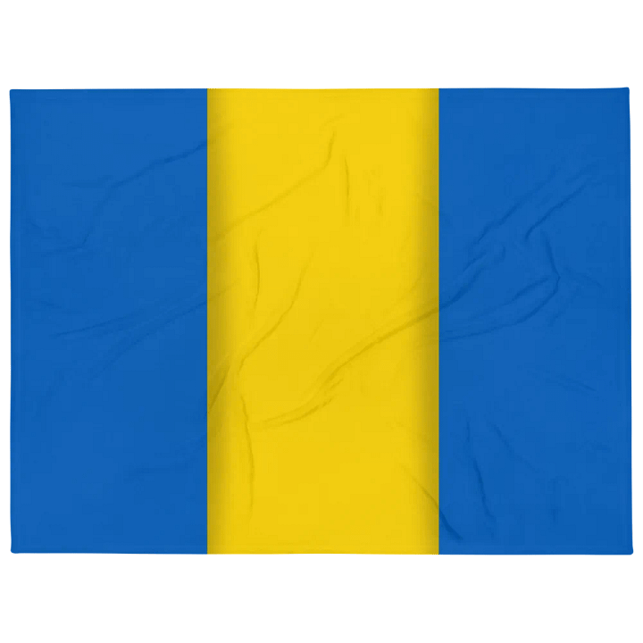 Blue Yellow Flag Colored Blanket product image (1)