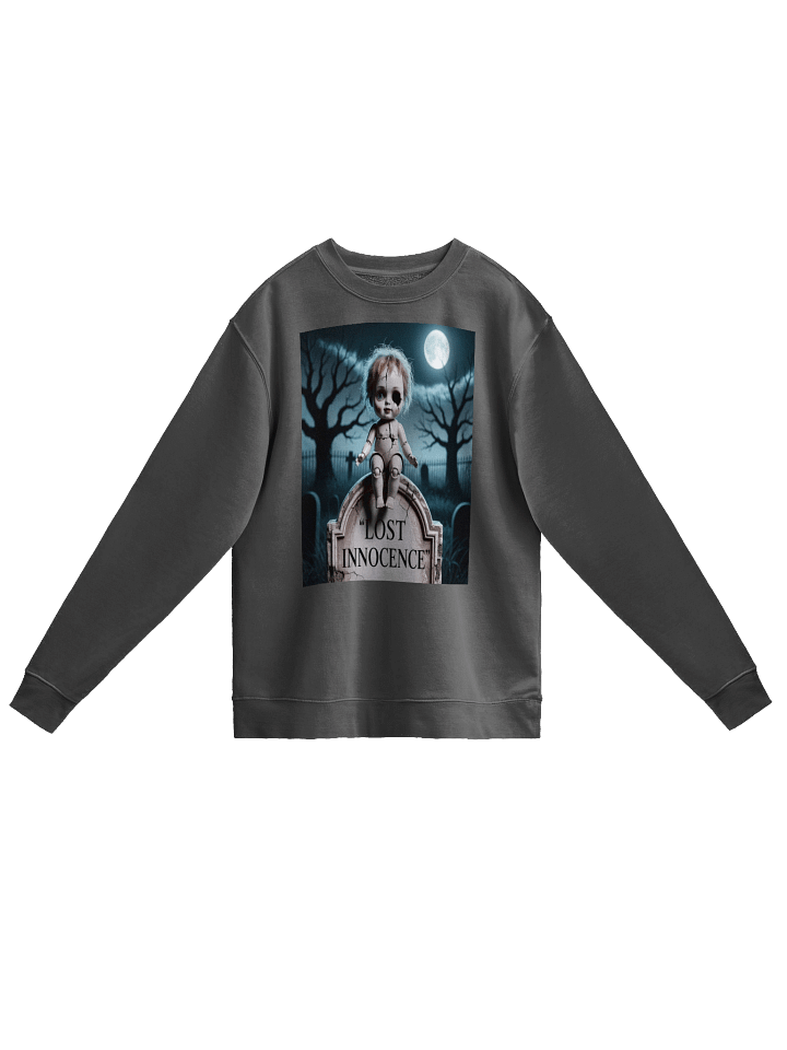 Midnight Veil Designs 'Lost Innocence' Unisex Pigment Dyed Sweatshirt – S-3XL product image (1)
