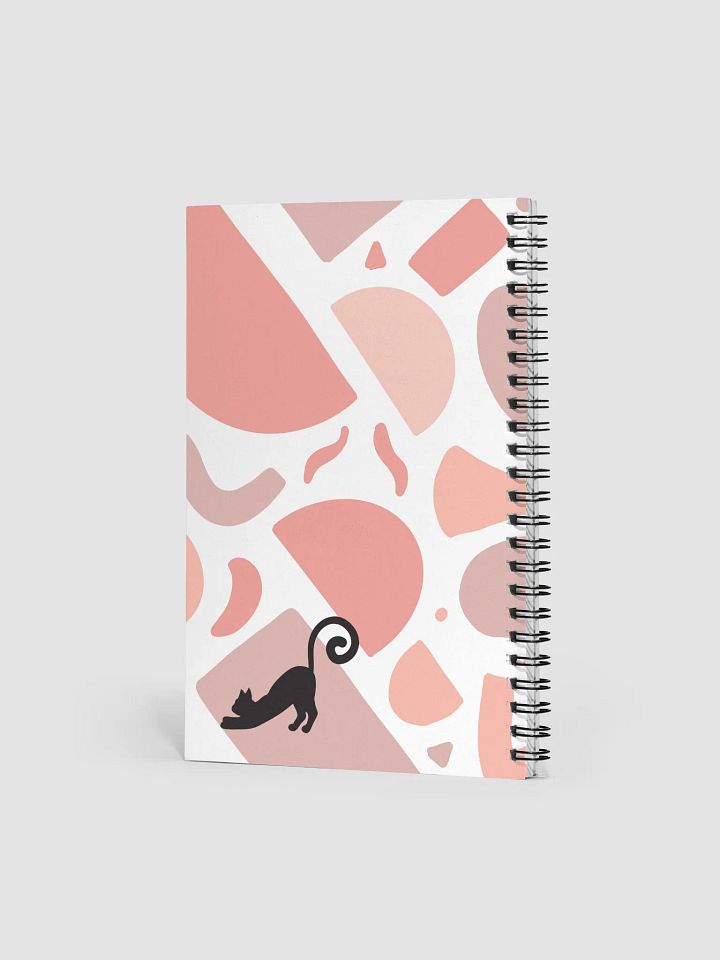 Monogram Letter L Cat Lover Geometric Pinks Notebook product image (2)