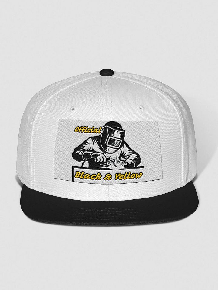 Official Black & Yellow SteelSparks Snapback Cap product image (1)