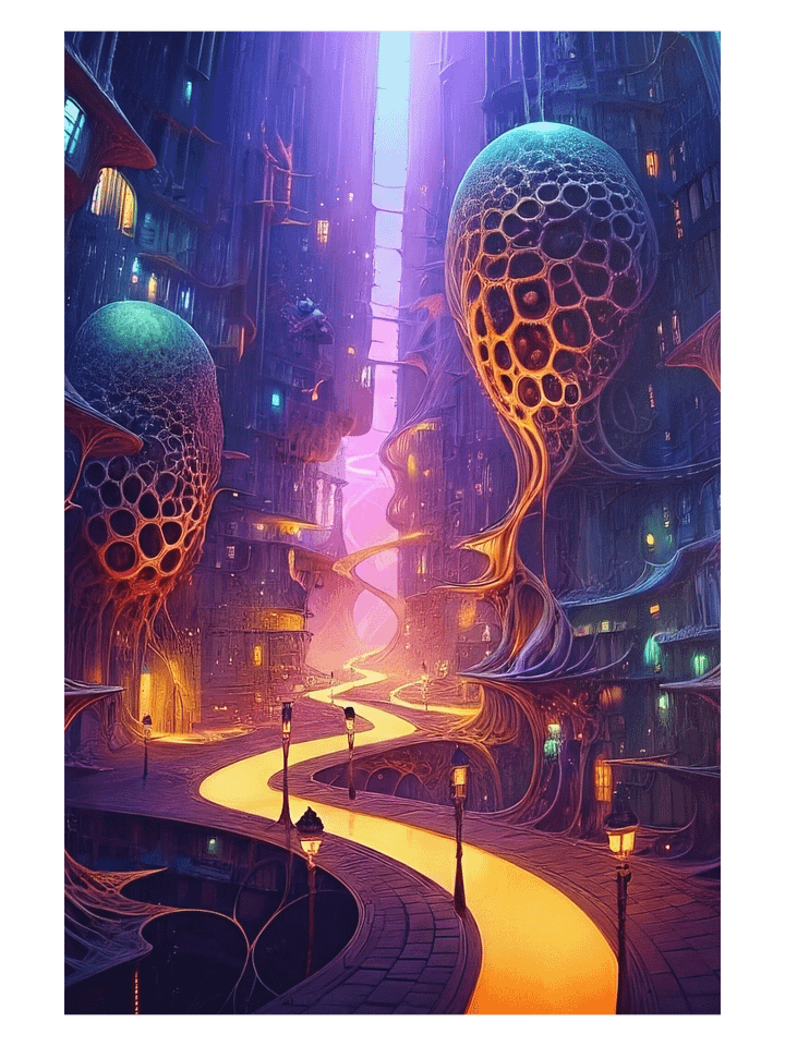 City of Lights Enhanced Matte Paper Poster product image (1)