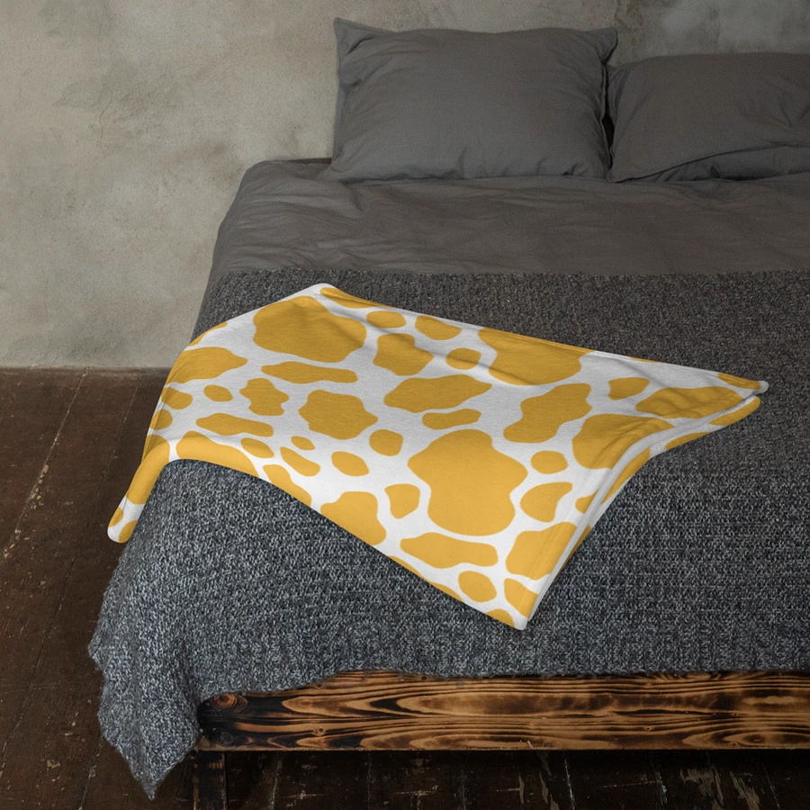 Cow Skin Blanket - Yellow & White product image (6)