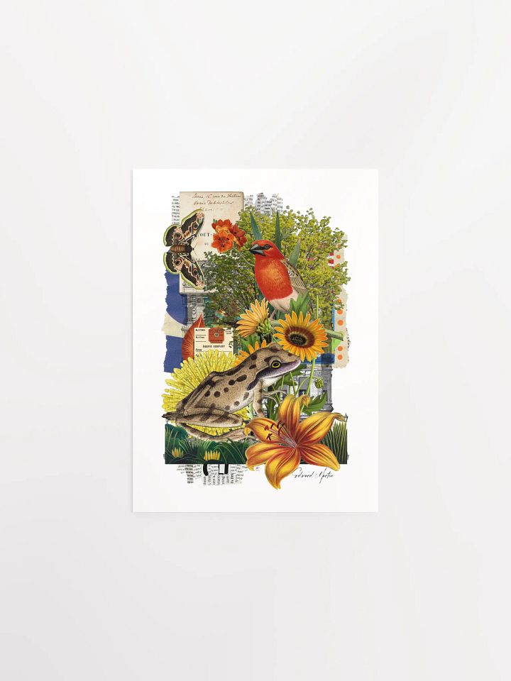 'Nature Collage No. 879' by Edward Martin-Vibrant Matte Poster Print product image (2)