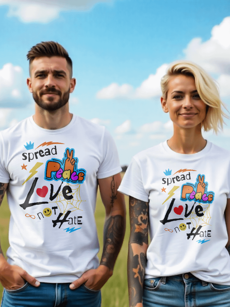 Spread Love, Not Hate | Unisex Bella+Canvas Supersoft T-Shirt product image (1)