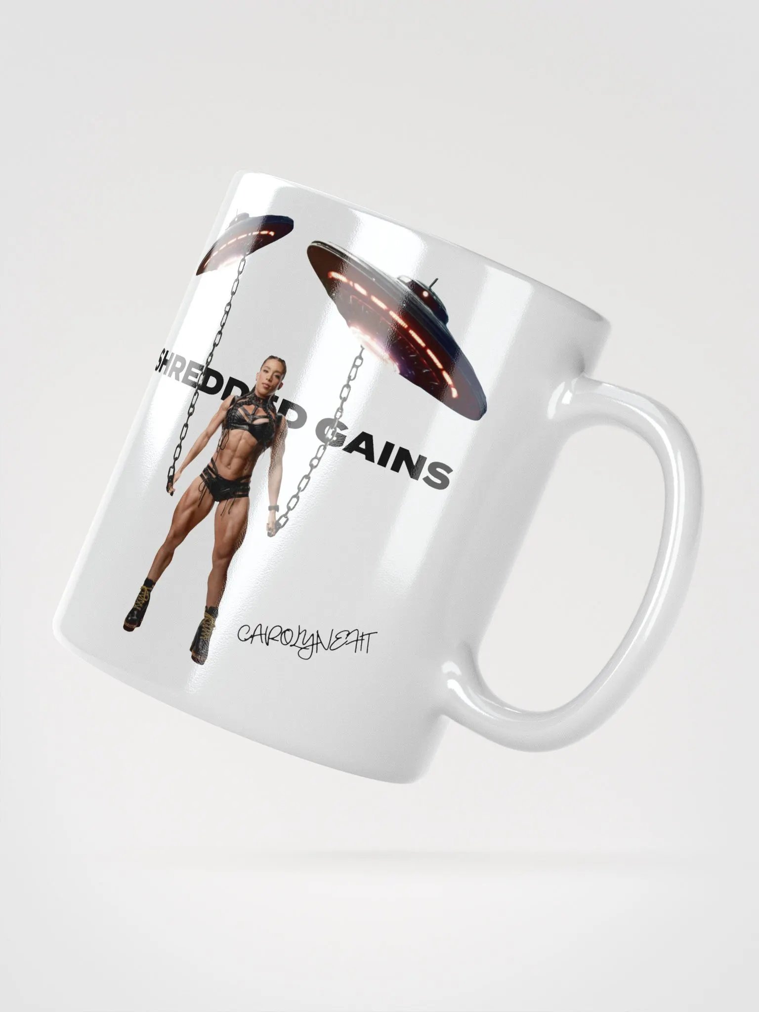 Shredded Gains UFO Mug product image (4)