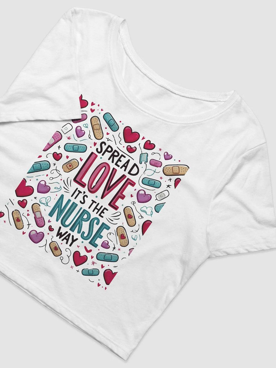 NURSE LOVE BAND-AID Crop Tee product image (6)