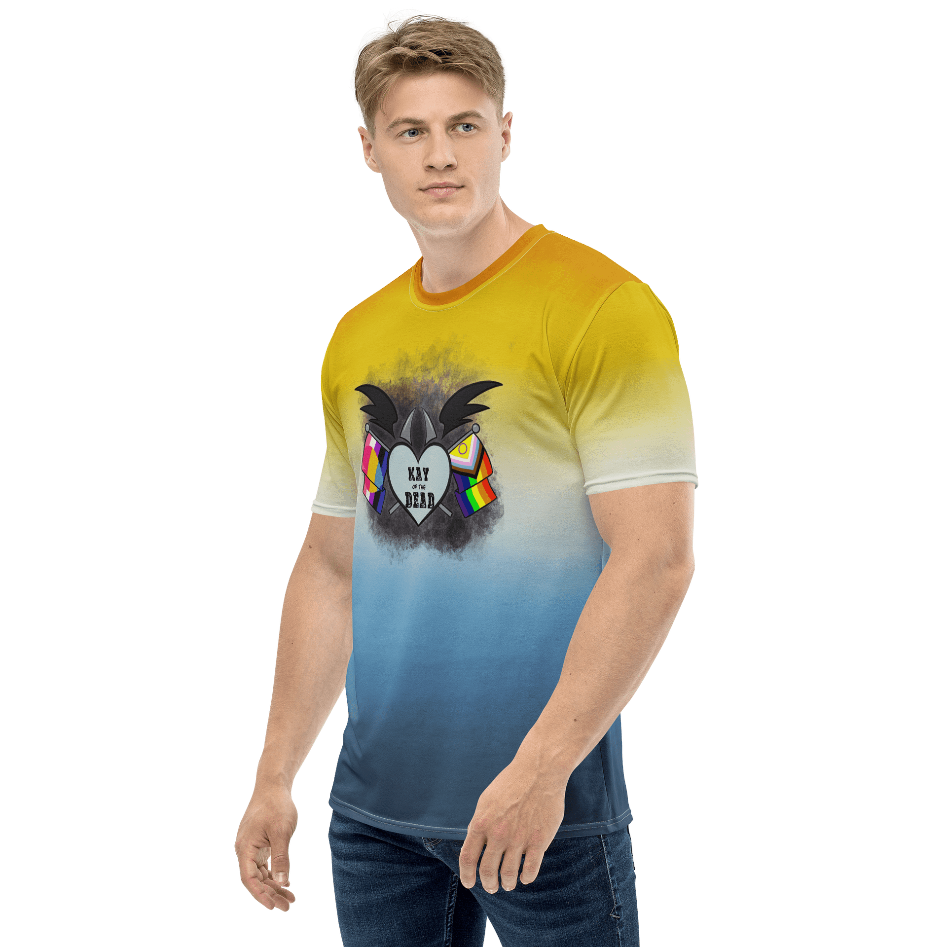Kay_of_the_Dead Pride Logo Aroace Pride Tee product image (3)