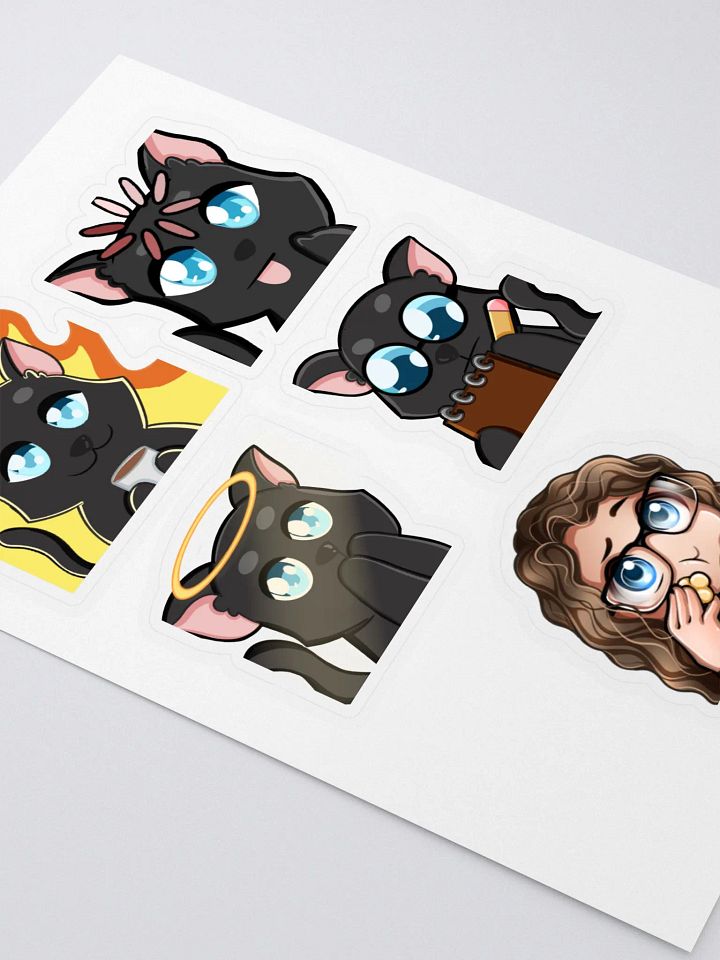 Panthergal Emote Sticker Sheet product image (2)