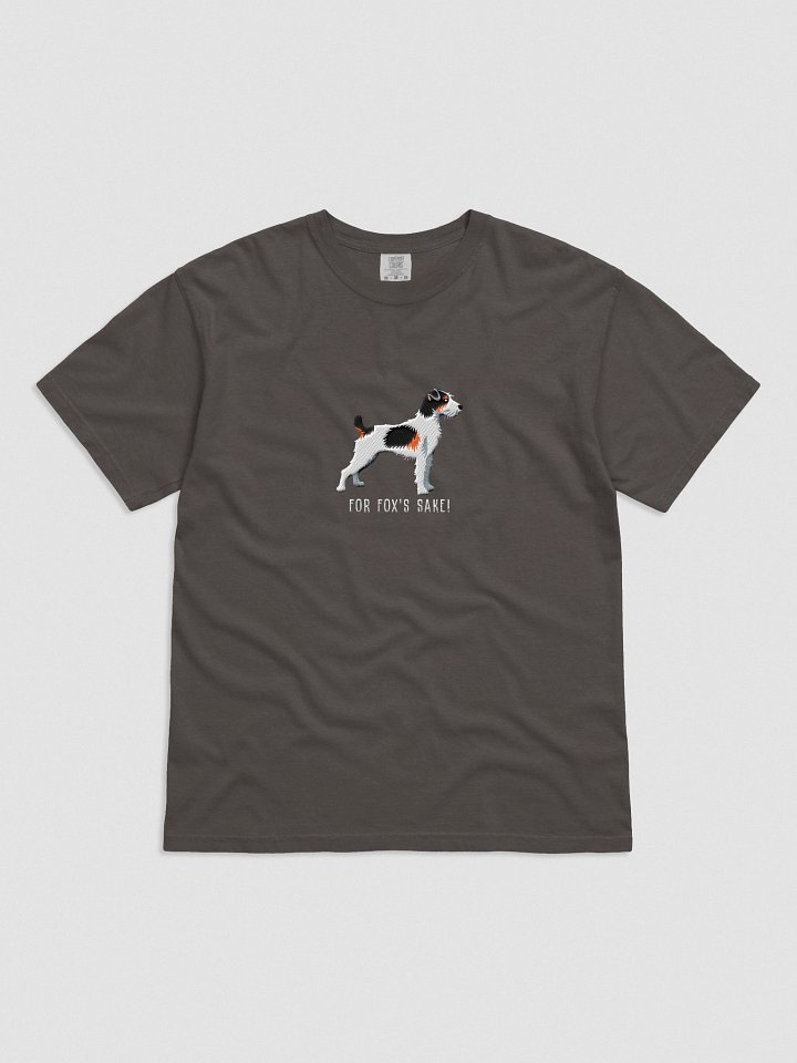 For Fox's Sake! T-Shirt(Embroidered) of a Parson Russell Terrier(Tricolor) product image (2)