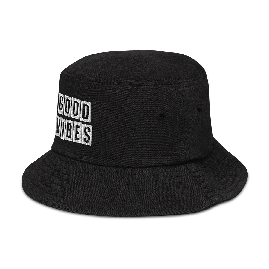 Good Vibes Denim Bucket Hat product image (4)
