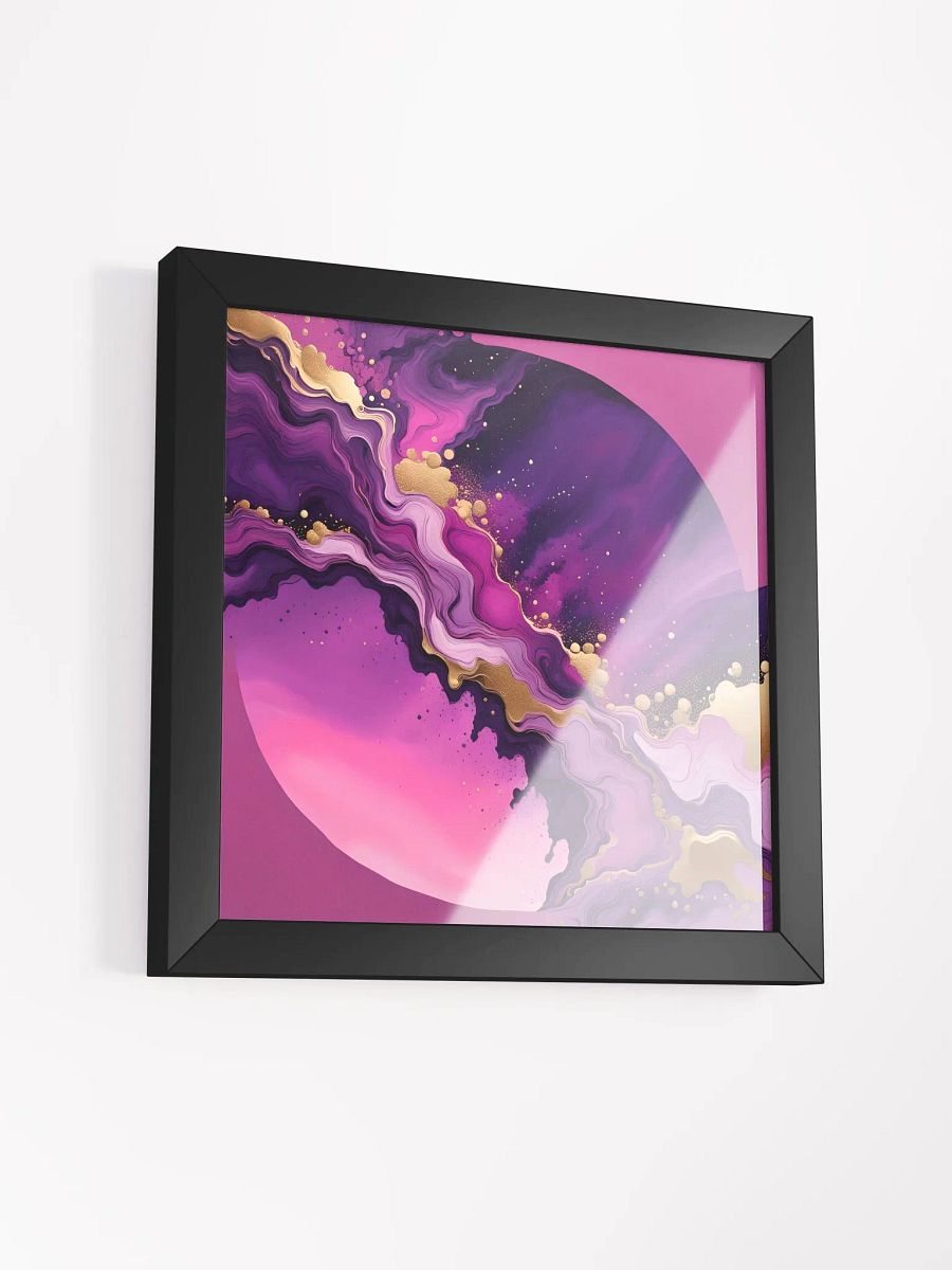 Violet Radiance - Dutch Pour Sunrise Art Print product image (3)