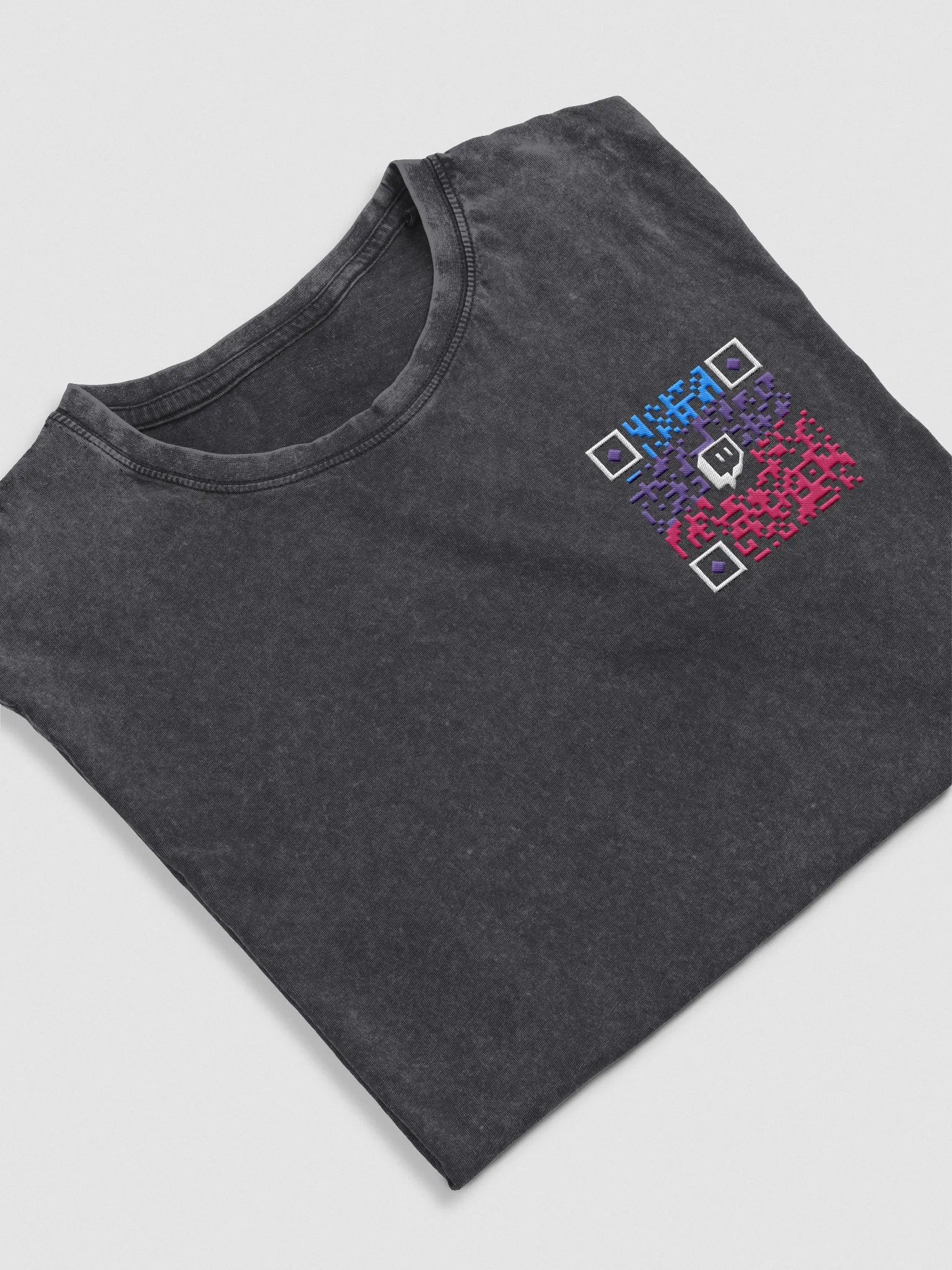 MA Twitch QR Code Embroidered Tee product image (5)