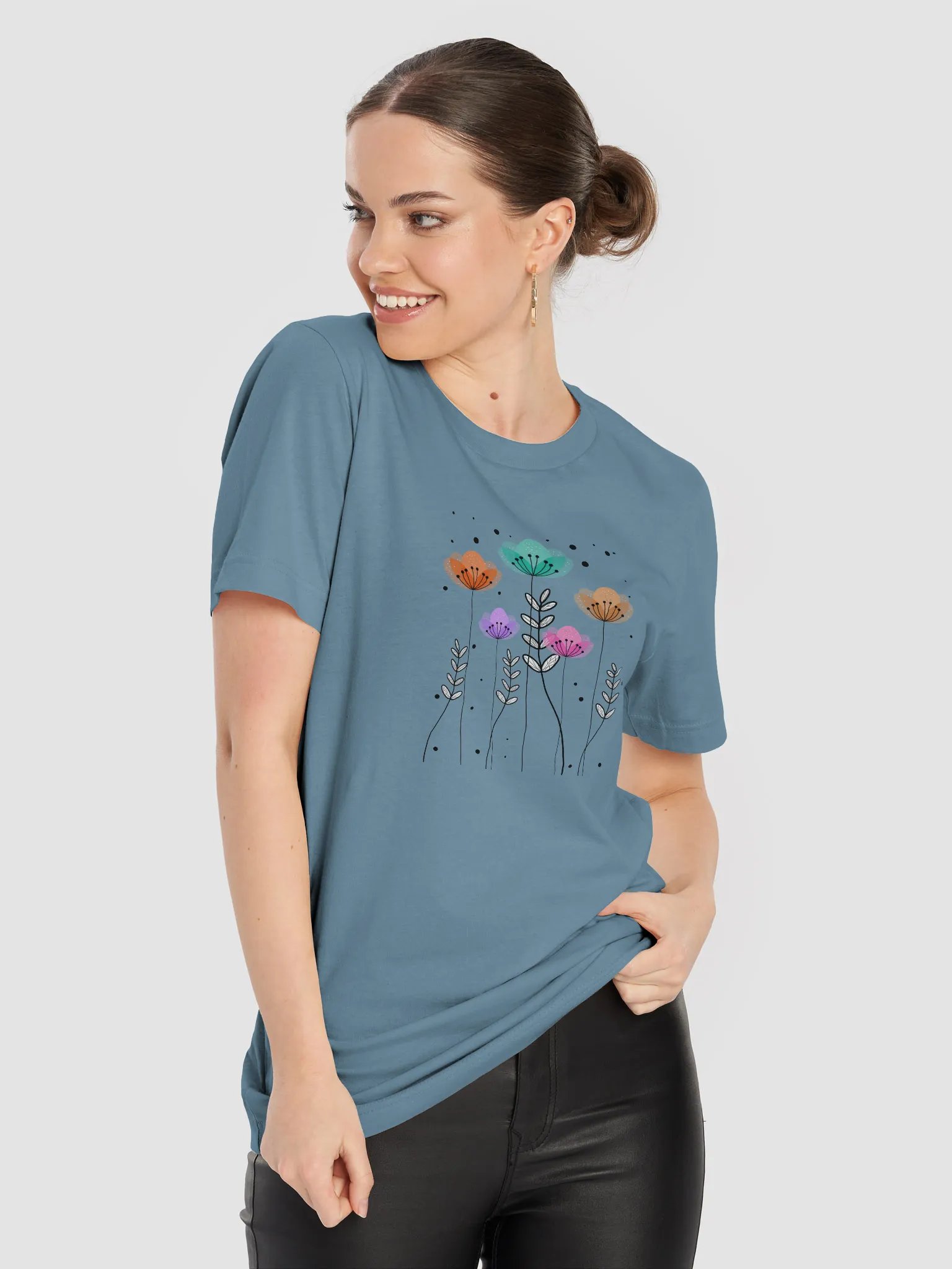 Whimsical Wildflowers Graphic T-Shirt product image (81)