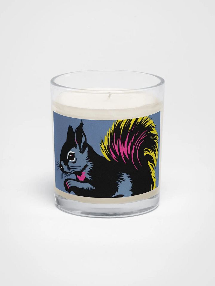 Pop-Art Squirrel Soy Wax Candle product image (1)