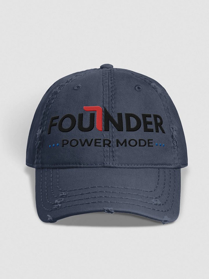 FOUNDER Power Mode Logo Distressed Dad Hat product image (1)
