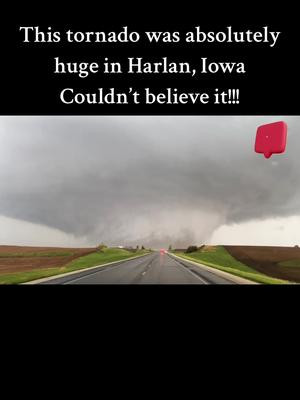 Just coming across all the footage now from Friday in #Iowa of this super wide and crazy #tornado near Harlan. Our chasers @Adam Lucio and @Chelsea Burnett captured this up close and personal. #tornadochasers #weather #sky #twister #outbreak #damage #fyp #insane 