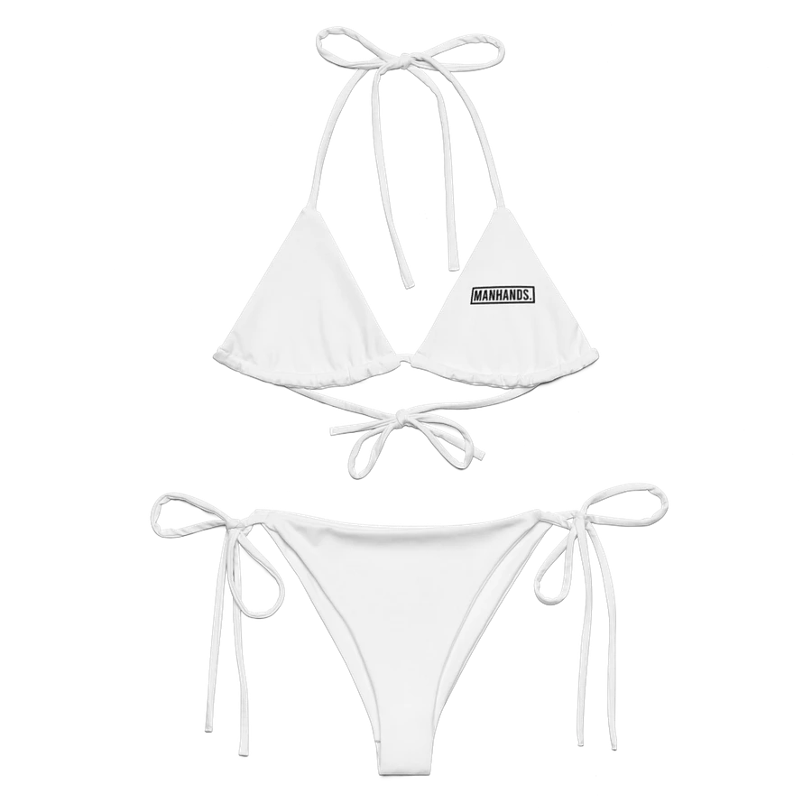 Two-Piece String Bikini by MANHANDS. (White) product image (12)