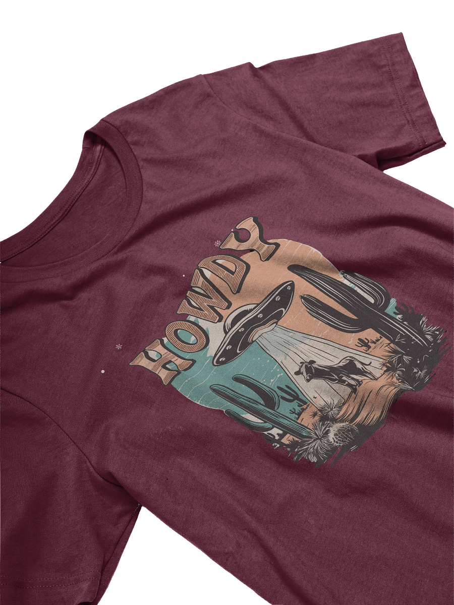 "Howdy-UFO" t-shirt! (dark background) product image (6)