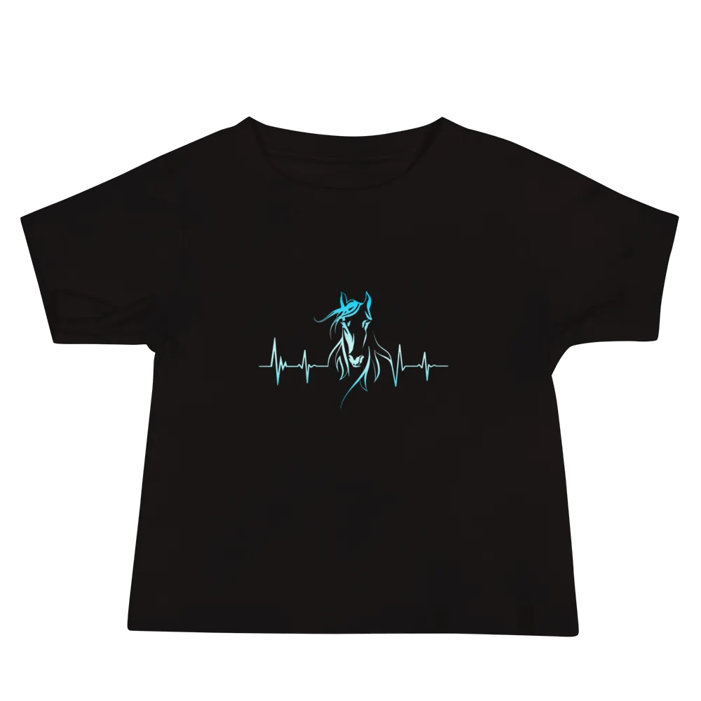 Horse Heartbeat Bella+Canvas Baby Jersey Short Sleeve Tee product image (3)