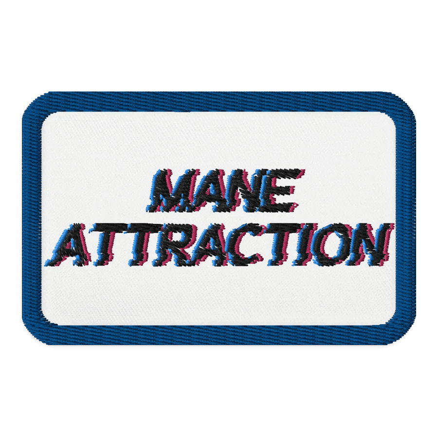 MA White Embroidered Patch product image (1)