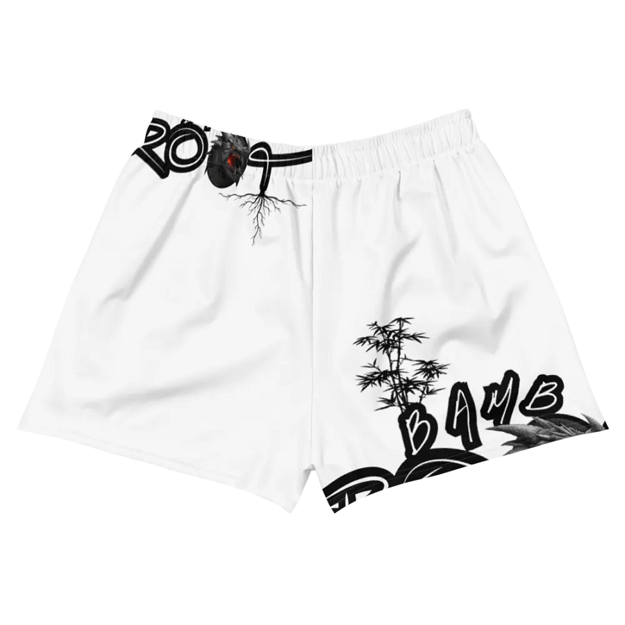 Bamboo Print Unisex Athletic Shorts product image (10)