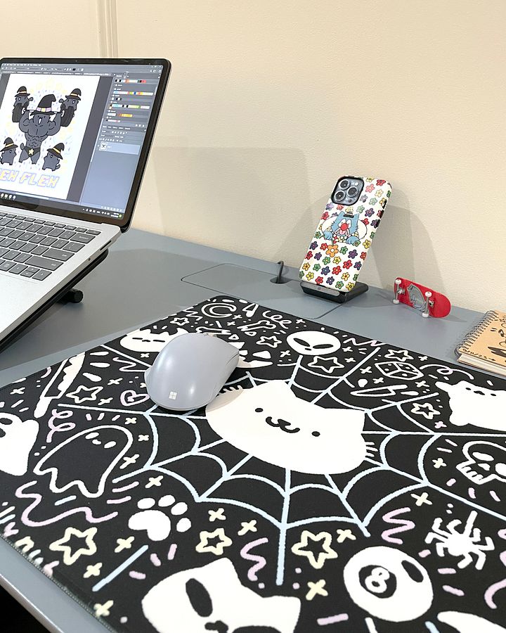 🕸️webbed gaming mouse pad🕸️ product image (2)